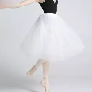 성인발레복 발레원피스 로맨틱 튜튜 촬영용 화이트 블랙