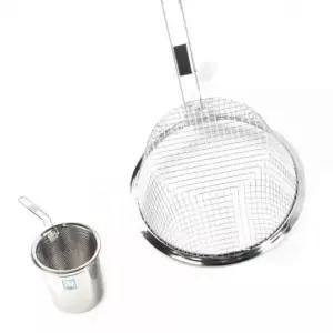 손잡이 원형 튀김 건지기 소 19cm