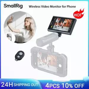 호환  스몰리그 무선 제어 기능이 있는 모니터 화면 17용 콜드 슈 실시간 화면 공유 비디오 모니터 MagSafe