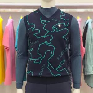 루이까스텔 SS 남성 빅 배색라인 아이루카 브이넥 조끼 7MEVT322N