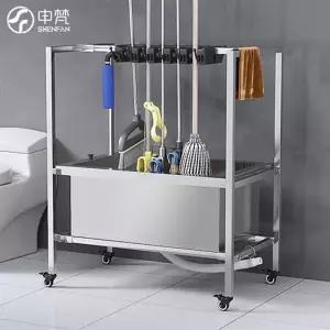 보관함 청소도구 정리함 빗자루 청소 밀대 청소도구보관함 산업용 대걸레