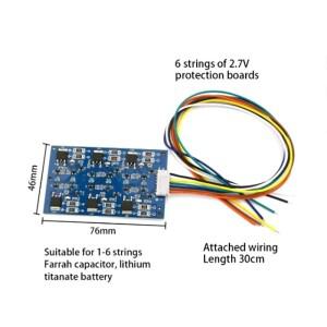 LTO 66160 12V 6S 실버 드래곤 리튬  Titanate BMS 패러드 커패시터 보호 보드 밸런스 회로 2.7V 16V