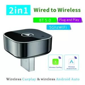 유모차 바퀴 힐 타이어 아이폰 호환 호환용 무선 카플레이 어댑터 - 미니 소형 플매트 카펫 러그 앤 플레이