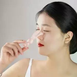 호환  토끼 모양 페이스 리프팅 괄사 마사지 도구 마사지 플레이트 부기 감소 코 리프팅 코 괄사 케어