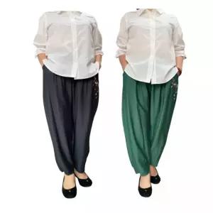 봄 매화 자수 바지 몸빼바지 빅사이즈 엄마바지 5컬러