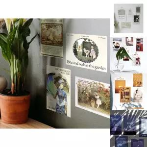 감성 컬러 엽서 모음 클래식 로맨스/벽꾸미기/카페/매장/장식/팝업스토어/포토존/인테리어/드로잉/데코