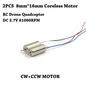 816 8mm x 16mm CW + 코어리스 모터 DC 3V 3.7V 61000RPM 고속 강력 마그네틱 RC 드론 쿼드콥터 미니 소형