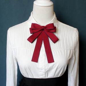 빈티지 패션 레트로 복고풍 엔틱 나비 넥브로치 여성용 주얼리 리본 파티  코트 정장 셔츠 칼라 핀 액세서