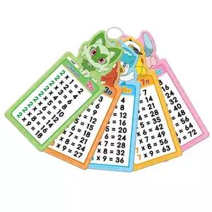 마리빙 구구단카드링 학습 유치원 2P 초등 포스터 포켓몬 벽보 접착식차트