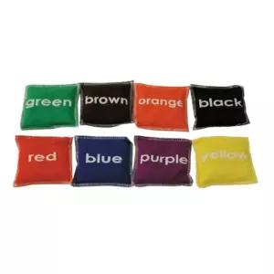 블루투야 콩주머니 타겟 오재미 운동회 학교체육용품 어린이던지기놀이 키드짐 빈백 컬러 8개 대회