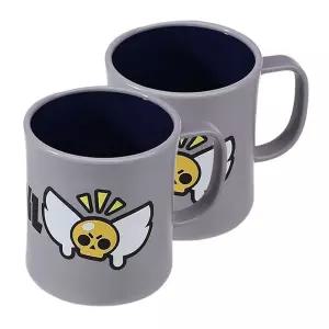 마리빙 유치원 핸들컵 키요 어린이집양치컵 2P 스모키그레이 물컵 캐릭터 브롤스타즈