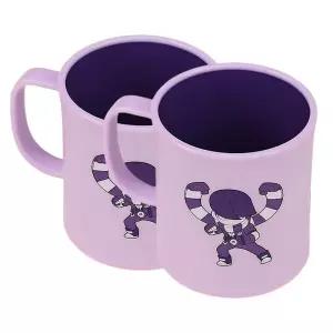 마리빙 어린이집양치컵 키요 유치원 물컵 캐릭터 브롤스타즈 핸들컵 2P 소프트라일락