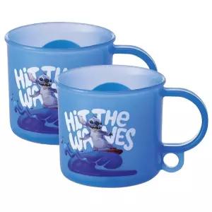 마리빙 유치원 고리 핸들컵 2P 양치컵 릴로스티치 어린이집 물컵 캐릭터 200ml