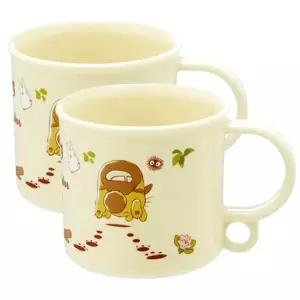 마리빙 어린이집양치컵 유치원 후크 캐릭터 물컵 고양이버스 핸들컵 2P 다용도 200ml