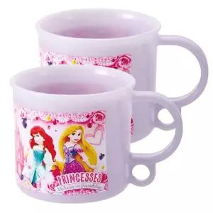 마리빙 유치원 물컵 2P 캐릭터 프린세스 후크 어린이집양치컵 핸들컵 다용도 200ml