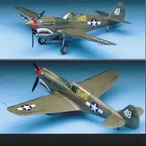 이에스숍 미니어쳐 피규어 1/72 비행기 헬기 장난감 워호크 조립완구 아카데미과학 P40M