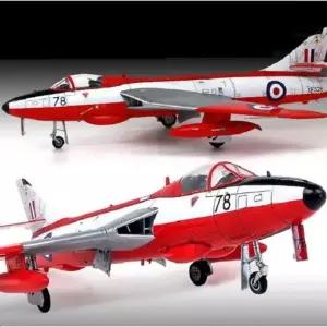 이에스숍 미니어쳐 헬기 조립완구 피규어 헌터 아카데미과학 영국공군 수출형 장난감 호커 비행기