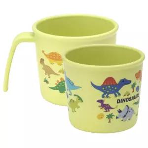 마리빙 다이노사우루스 2P 어린이집 예쁜 양치컵 공룡물컵 유치원 베이비컵 머그컵 230ml