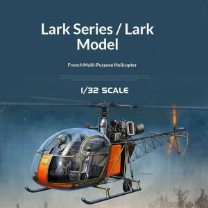 헬리콥터 모델 1/32 알루엣 II 라크 장난감 건설 비행기 어린이 및 취미가를 위한