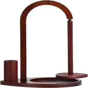 뜨개질 및 뜨개질용 실 홀더 자기 나무 스피너 회전 진자 볼 디스펜서 스탠드 애호가용