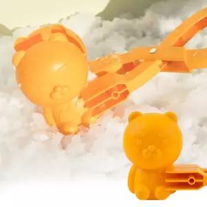 마리빙 라이언 겨울 스노우볼메이커 2P 눈집게 눈놀이 눈사람만들기 장난감 카카오 캐릭터