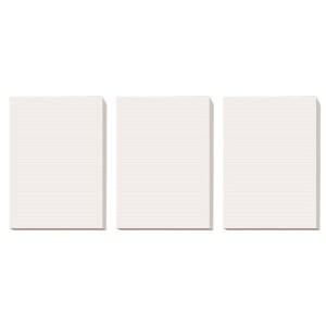 3개의개 라인 쓰기 패드 색칠 드로잉 계산 그리드 종이