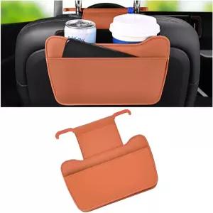 FALVFUN 카시트 백 오거나이저 가죽 다목적 차량 백시트 보관 포켓 방수 자동차 실내 걸이 가방 액세서리