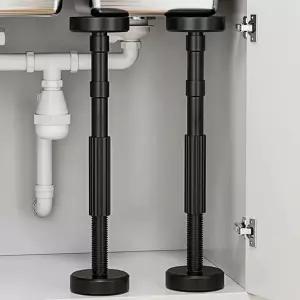 호환 스테인리스 스틸 캐비닛 설치 잭 스탠드 받침대 18-45cm 수 석고보드 리프팅 지지대 노동 절약형 핸드