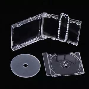 호환   NFC 기능 CD 디스크 케이스 키 체인 기념 앨범 키 홀더 DIY 백팩 펜던트용