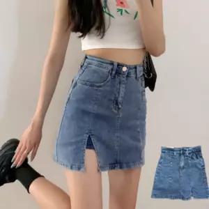 데님 팬츠 스커트 속바지 핫 여름 여성 일체형
