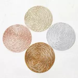 찻잔 컵 카페 컵홀더 컵 받침대 매트 깔개 원형