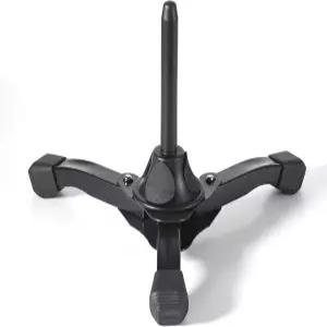 야유제스트 플루트 클라리넷 스탠드 및 오보에용 휴대용 접이식 삼각대 목관 악기 스탠드(블랙)