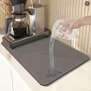 다기능 커피 머신 매트 식기 세척 식기류한 멀티 컵  건조 테이블 플레이스매트