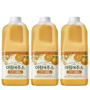 서울우유 아침에주스 오렌지 1.8L X 3개