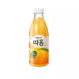 빙그레 따옴 오렌지 730ml x 6개 신선한 과일 음료