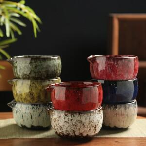450ml 세라믹 말차 그릇 Tranditional Teaware Kung Fu 워터 컵 파우더 휘핑 컨테이너 차 만들기 액세서리