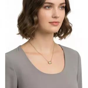 코치 26SS 로고 플콰우 체인 링크 목걸이 (37493112 GLD110)