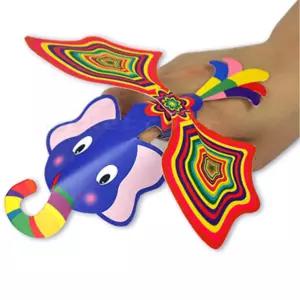 어린이집 손가락 끼우는 종이 코끼리 학습 놀이 색칠 4인 DIY키트 과학