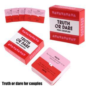 커플용 진실 OR 감히 51 가지 질문  데이트 나이트 카드 게임 장난꾸러기  파티