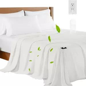 접지 시트 킹 사이즈 플랫 침대 수면을 위한 20 실버 코드가 있는