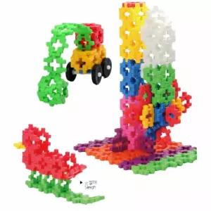 해피미니사각블럭 538PCS 와플블럭 조립장난감