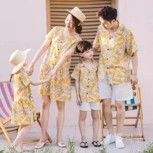 가족바캉스룩 하와이안 웨딩촬영 여행 패밀리룩 커플 가족여행 커플룩 모녀룩 시밀러룩 바캉스룩