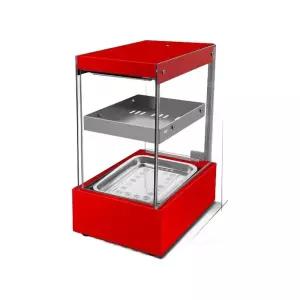 휴게소보온기 휴게소 진열대 소시지 2단 블랙 워머기 핫도그 붕어빵 온장고