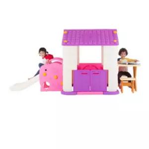 놀이집+미끄럼틀+테이블의자세트 아이플레이하우스 영