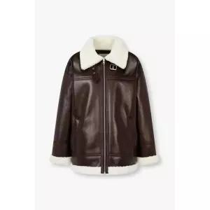 매장정품 VOV 보브 신세틱 퍼 토글 하프 무스탕 코트7155475005 1082647