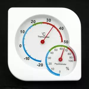 화이트 아날로그 신생아온습도계 2개 정밀 아기 정확한 출산선물