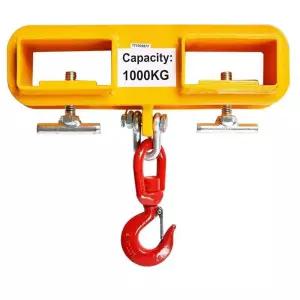 지게차 포크 리프트 후크 물류 고정 매달림저울 펜치 더블홀 1티