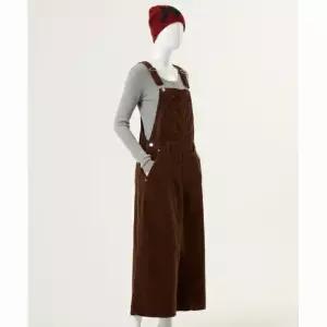 UNKNOWN PLANET 언노운플래닛 코듀로이 오버롤 멜빵 롱스커트 브라운