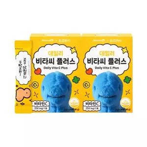 (정품) 네추럴라이즈우주먼지 데일리 비타씨 플러스 비타민C 분말 20포, 2개