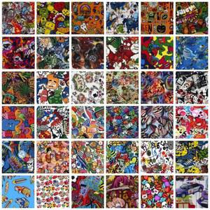 HYDROGRAPHICS 전사 프린팅 필름 랜덤 디자인 5롤 3피트 5팩